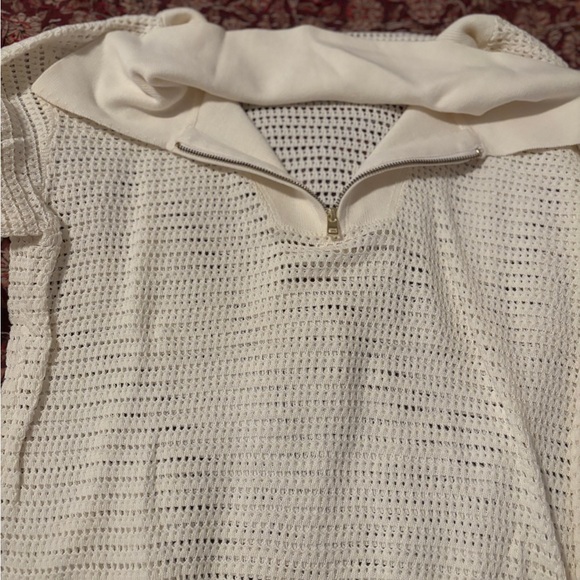 Varley Cole Knit polo Half-Zip Sweater - Picture 5 of 8